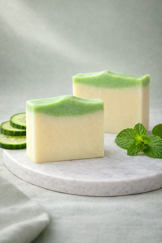 Cucumber soap