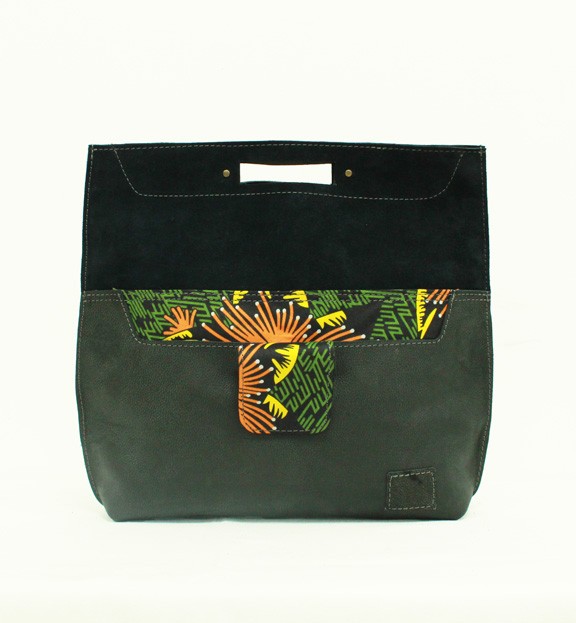 TEPI CLUTCH BAG- NAVY BLUE