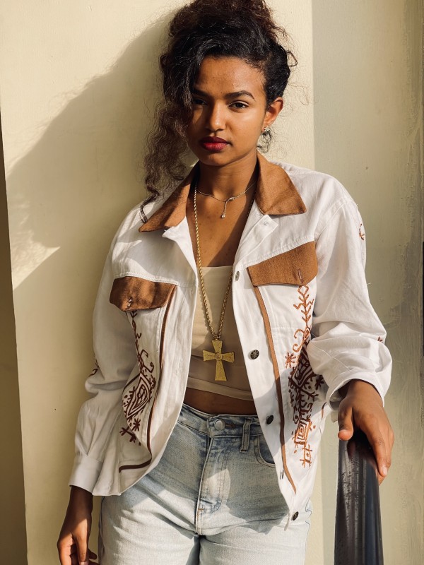White embroidery jacket (WEJ)