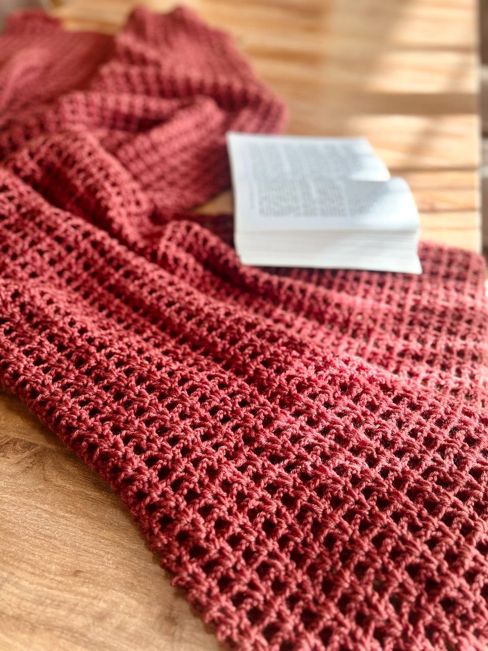 Crochet throw