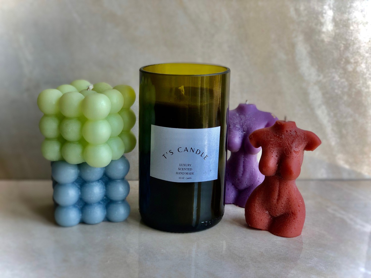 10 oz Glass jar candles
